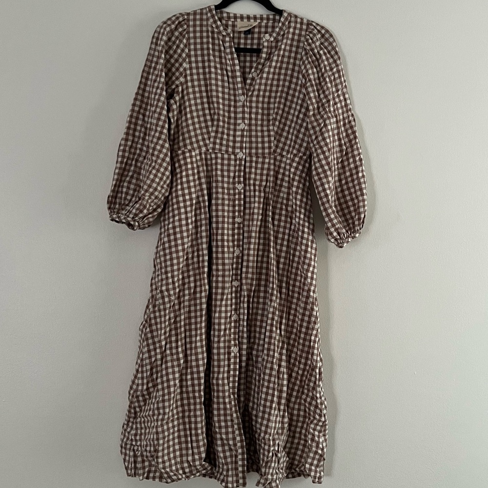 Universal Thread Gingham Midi Dress